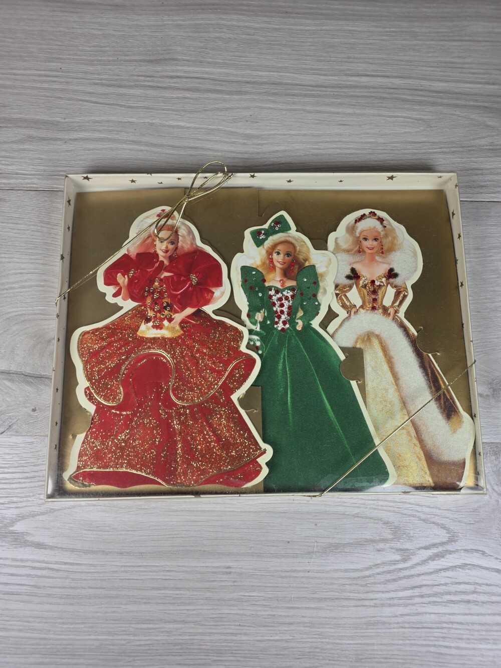 1995 Hallmark Barbie Holiday Collection Displayable Greeting Cards Envelopes SU5